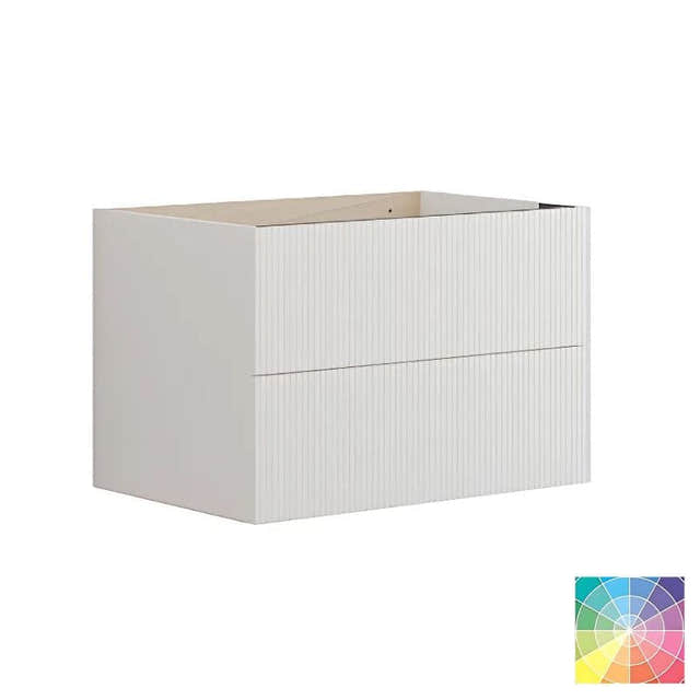 Dansani Calidris Rillet Servantskap 2 skuff D40cm NCS farge / 60cm Dansani Servantskap DA-C06-C099