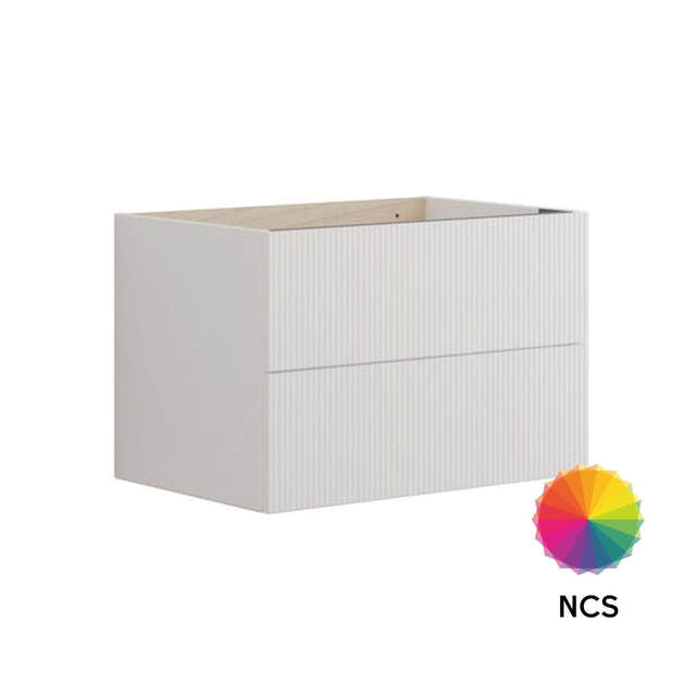 Dansani Calidris Rillet Servantskap 2 skuff D40cm NCS farge / 60cm Dansani Servantskap DA-C06-C099
