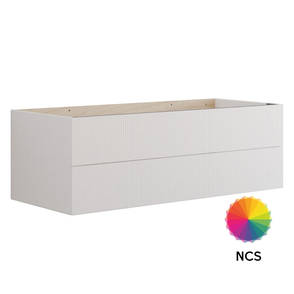 Dansani Calidris Rillet Servantskap 2 skuff D50cm NCS farge / 120cm Dansani Servantskap DA-C24-C099