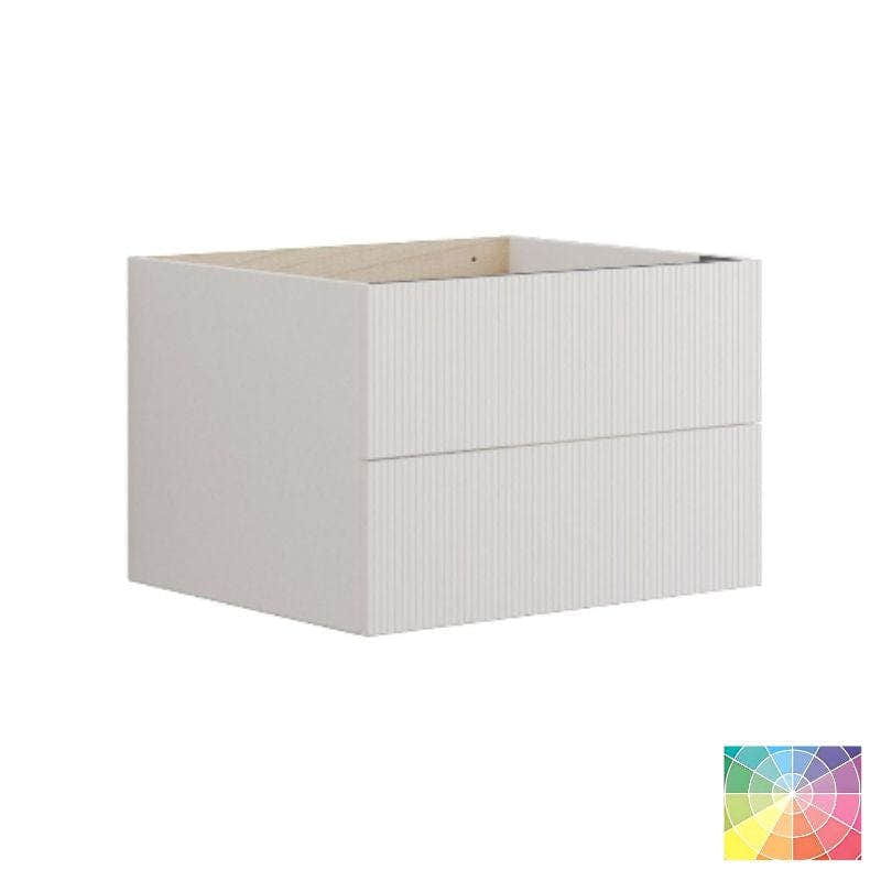 Dansani Calidris Rillet Servantskap 2 skuff D50cm NCS farge / 60cm Dansani Servantskap DA-C21-C099