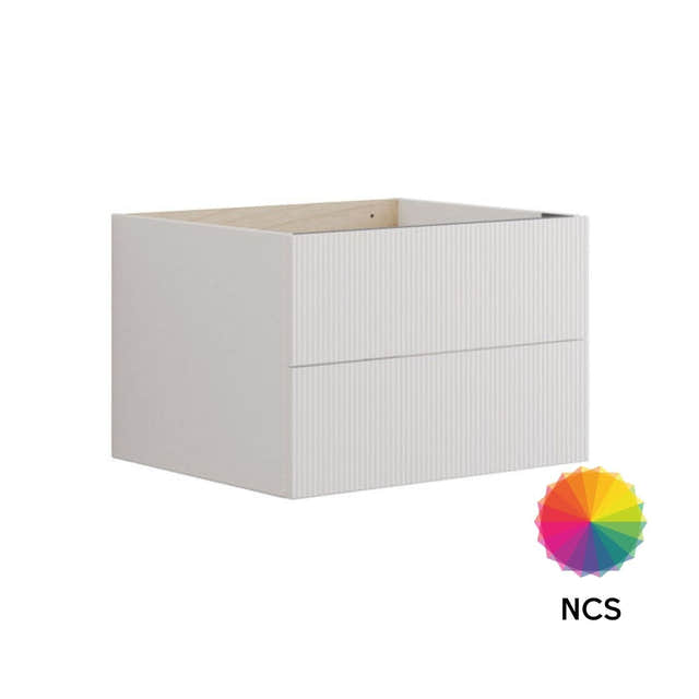 Dansani Calidris Rillet Servantskap 2 skuff D50cm NCS farge / 60cm Dansani Servantskap DA-C21-C099