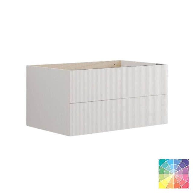 Dansani Calidris Rillet Servantskap 2 skuff D50cm NCS farge / 80cm Dansani Servantskap DA-C22-C099