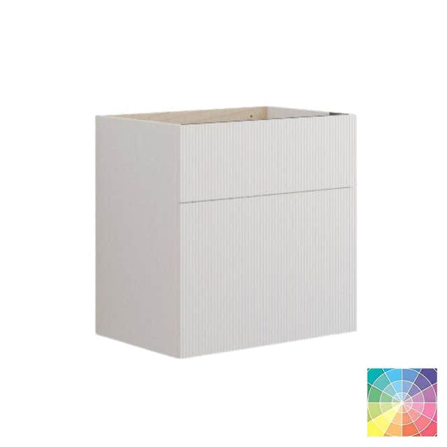 Dansani Calidris Rillet Servantskap D40cm 2 skuff ekstra høy underskuff NCS farge / 60cm Dansani Servantskap DA-C11-C099