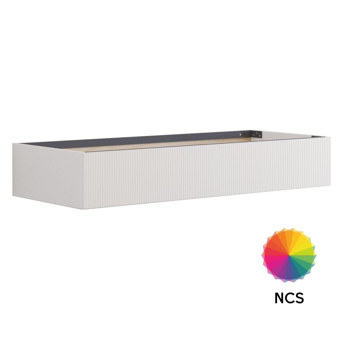 Dansani Calidris Rillet Servantskap lav 1 skuff D50cm NCS farge / 120cm dobbel Dansani Servantskap DA-C91-C099