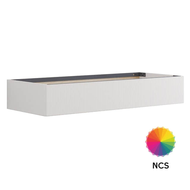 Dansani Calidris Rillet Servantskap lav 1 skuff D50cm NCS farge / 120cm dobbel Dansani Servantskap DA-C91-C099