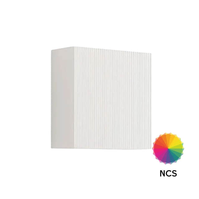Dansani Calidris Rillet Skap 1 dør D16cm NCS farge / Høyre / 40cm Dansani Sideskap bad DA-C32-C199