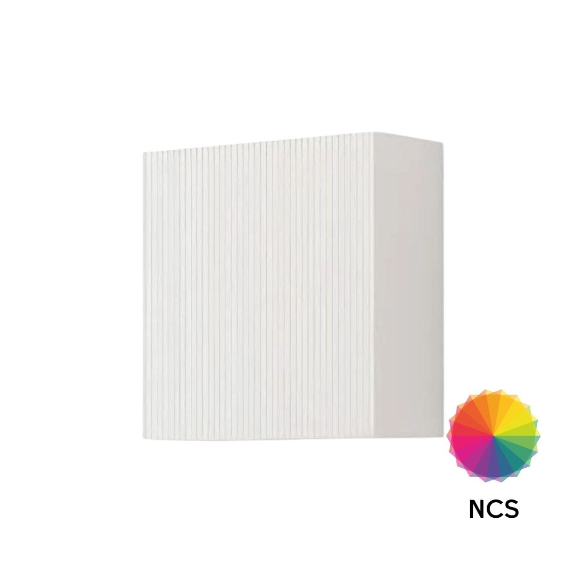 Dansani Calidris Rillet Skap 1 dør D16cm NCS farge / Venstre / 40cm Dansani Sideskap bad DA-C32-C299