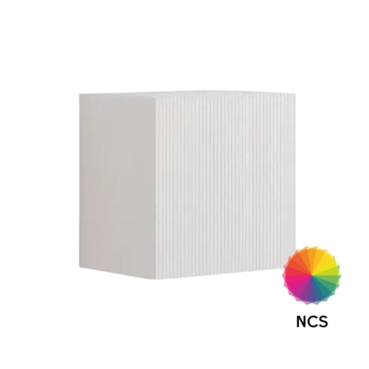 Dansani Calidris Rillet Skap 1 dør D30cm NCS farge / Høyre / 40cm Dansani Sideskap bad DA-C35-C199