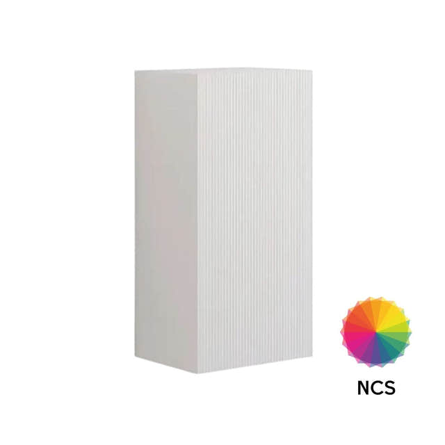 Dansani Calidris Rillet Skap 1 dør D30cm NCS farge / Høyre / 80cm Dansani Sideskap bad DA-C36-C199