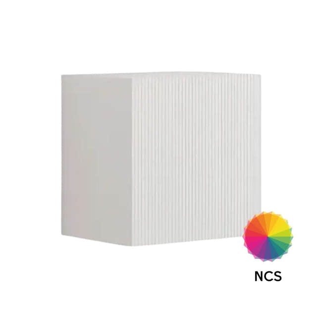 Dansani Calidris Rillet Skap 1 dør D30cm NCS farge / Venstre / 40cm Dansani Sideskap bad DA-C35-C299