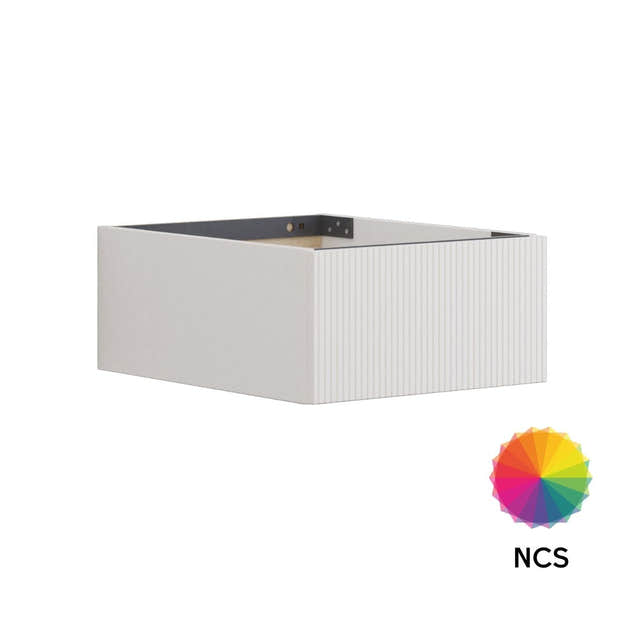 Dansani Calidris Rillet Skap 1 skuff D50cm NCS farge / 40cm / 20cm Dansani Sideskap bad DA-C82-C099