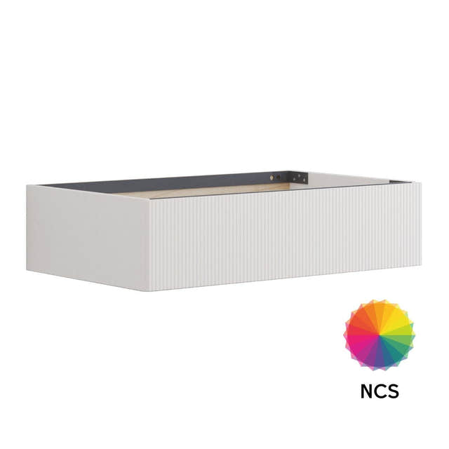 Dansani Calidris Rillet Skap 1 skuff D50cm NCS farge / 80cm / 20cm Dansani Sideskap bad DA-C84-C099