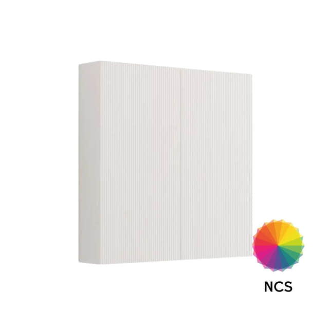 Dansani Calidris Rillet Skap 2 dører D16cm NCS farge Dansani Sideskap bad DA-C34-C099