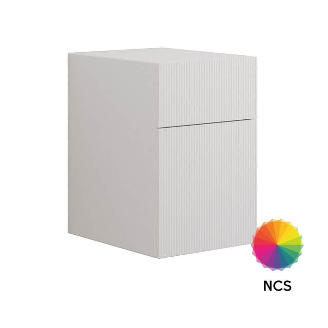 Dansani Calidris Rillet Skap 2 skuff D50cm Ekstra høy underskuff NCS farge / 40cm Dansani Sideskap bad DA-C59-C099
