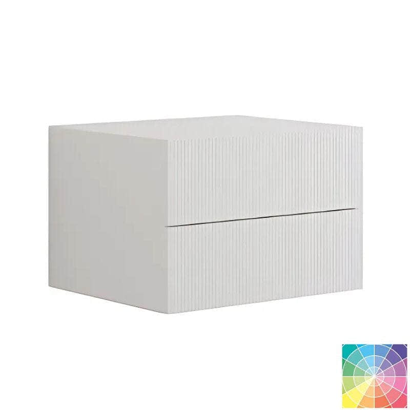 Dansani Calidris Rillet Skap 2 skuff D50cm NCS farge / 60cm Dansani Sideskap bad DA-C56-C099