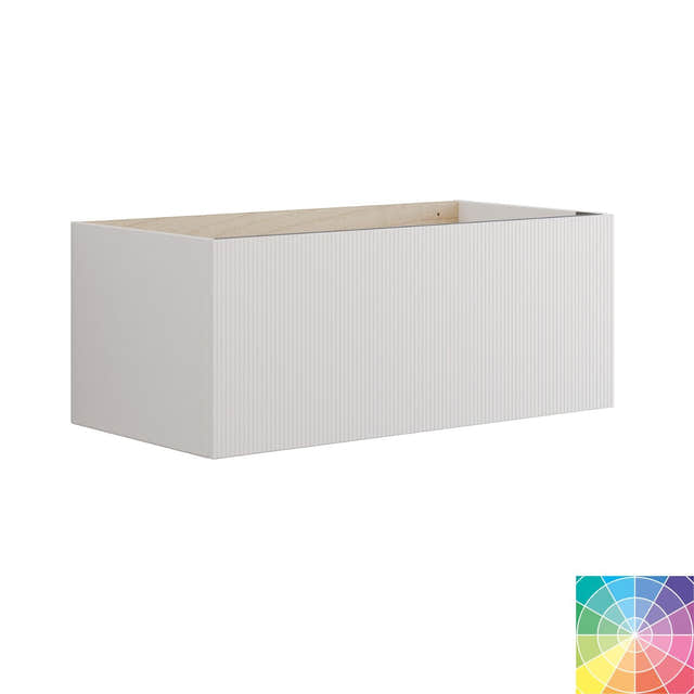 Dansani Calidris Servantskap 1sk B60-120xH40xD50cm - Rillet 100cm / NCS farge Dansani Servantskap DA-C18-C099