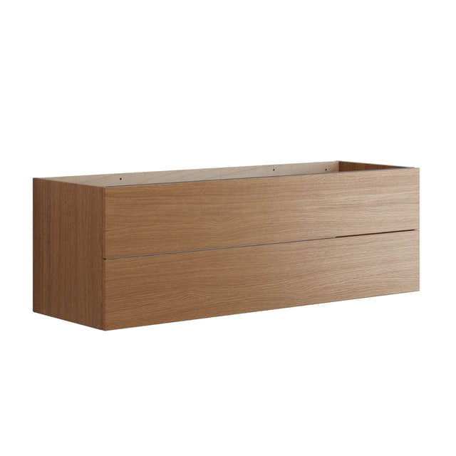 Dansani Calidris Servantskap 2sk B60-120xH40xD40cm - Glatt 120cm dobbel / Gyllen eik Dansani Servantskap DA-C10-1074