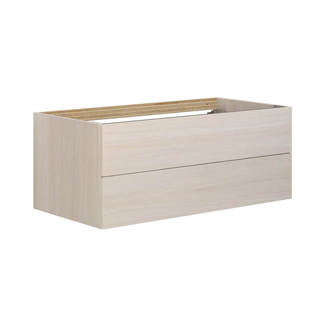 Dansani Calidris Servantskap 2sk B60-120xH40xD50cm - Glatt Hvit eik / 100cm Dansani Servantskap DA-C23-1075