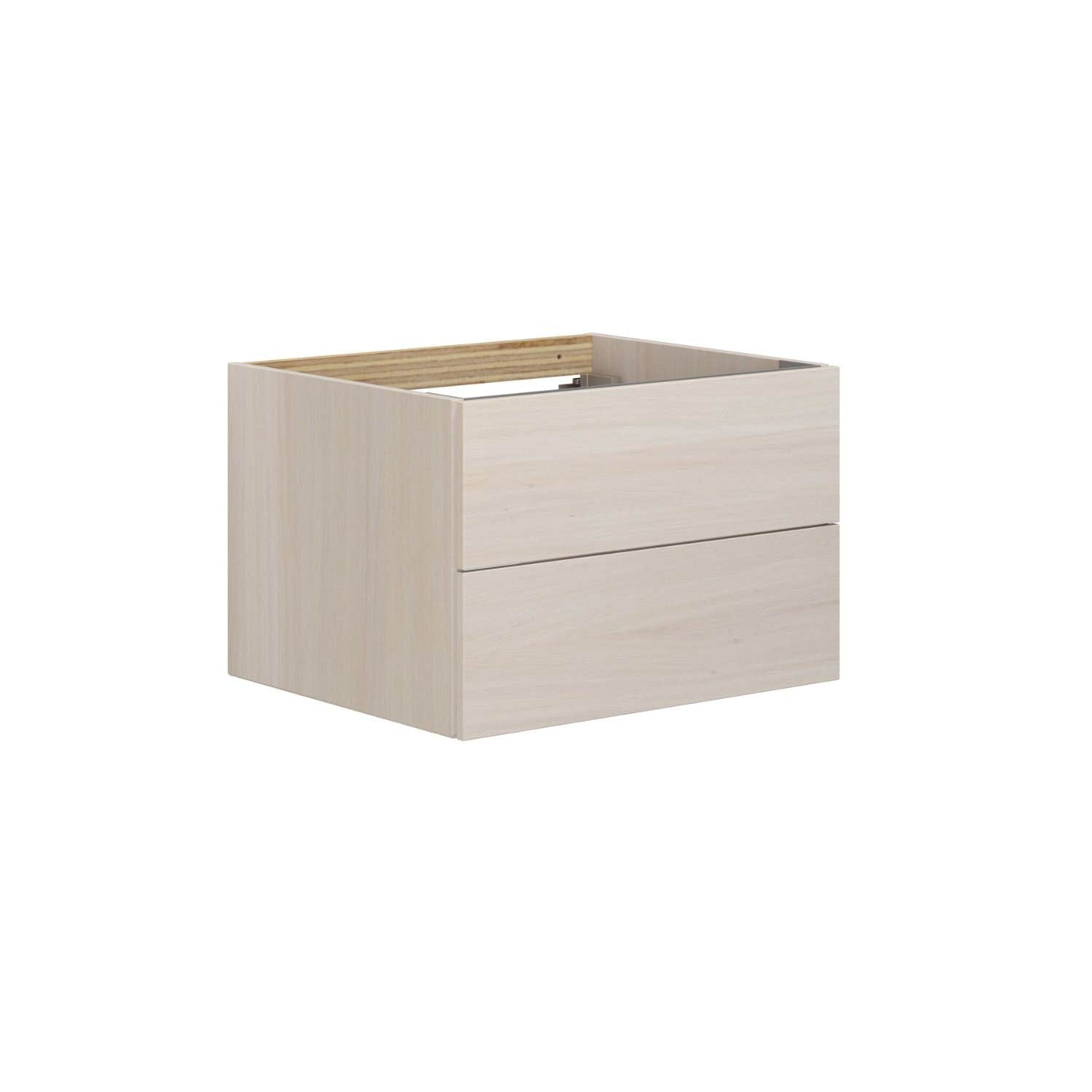 Dansani Calidris Servantskap 2sk B60-120xH40xD50cm - Glatt Hvit eik / 60cm Dansani Servantskap DA-C21-1075