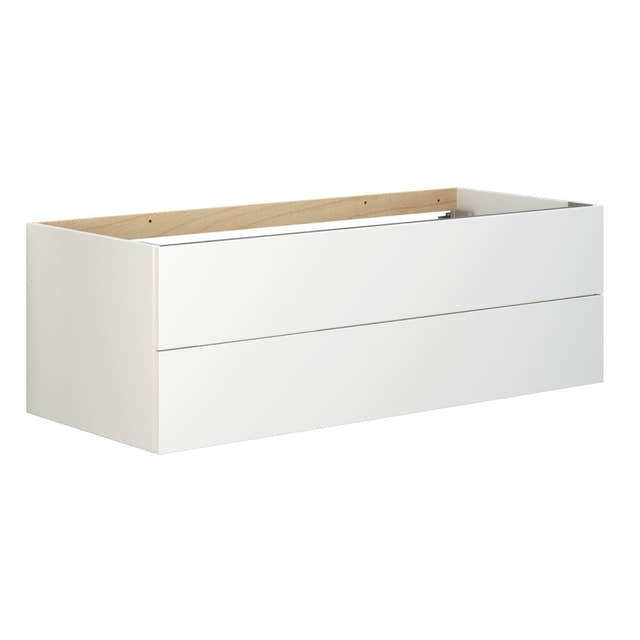 Dansani Calidris Servantskap 2sk B60-120xH40xD50cm - Glatt Hvit matt / 120cm dobbel Dansani Servantskap DA-C25-1010