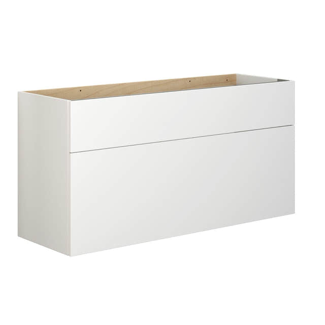 Dansani Calidris Servantskap 2sk B60-120xH60xD40cm - Glatt 120cm / Hvit matt Dansani Servantskap DA-C14-1010