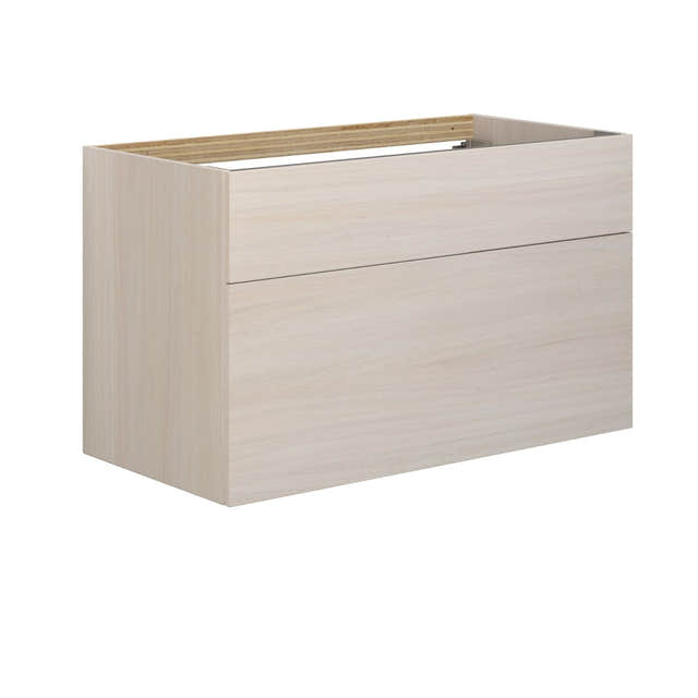 Dansani Calidris Servantskap 2sk B60-120xH60xD50cm - Glatt Hvit eik / 100cm Dansani Servantskap DA-C28-1075