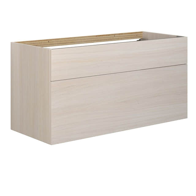 Dansani Calidris Servantskap 2sk B60-120xH60xD50cm - Glatt Hvit eik / 120cm Dansani Servantskap DA-C29-1075