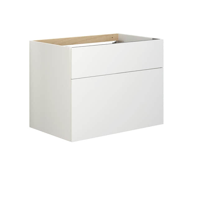 Dansani Calidris Servantskap 2sk B60-120xH60xD50cm - Glatt Hvit matt / 80cm Dansani Servantskap DA-C27-1010