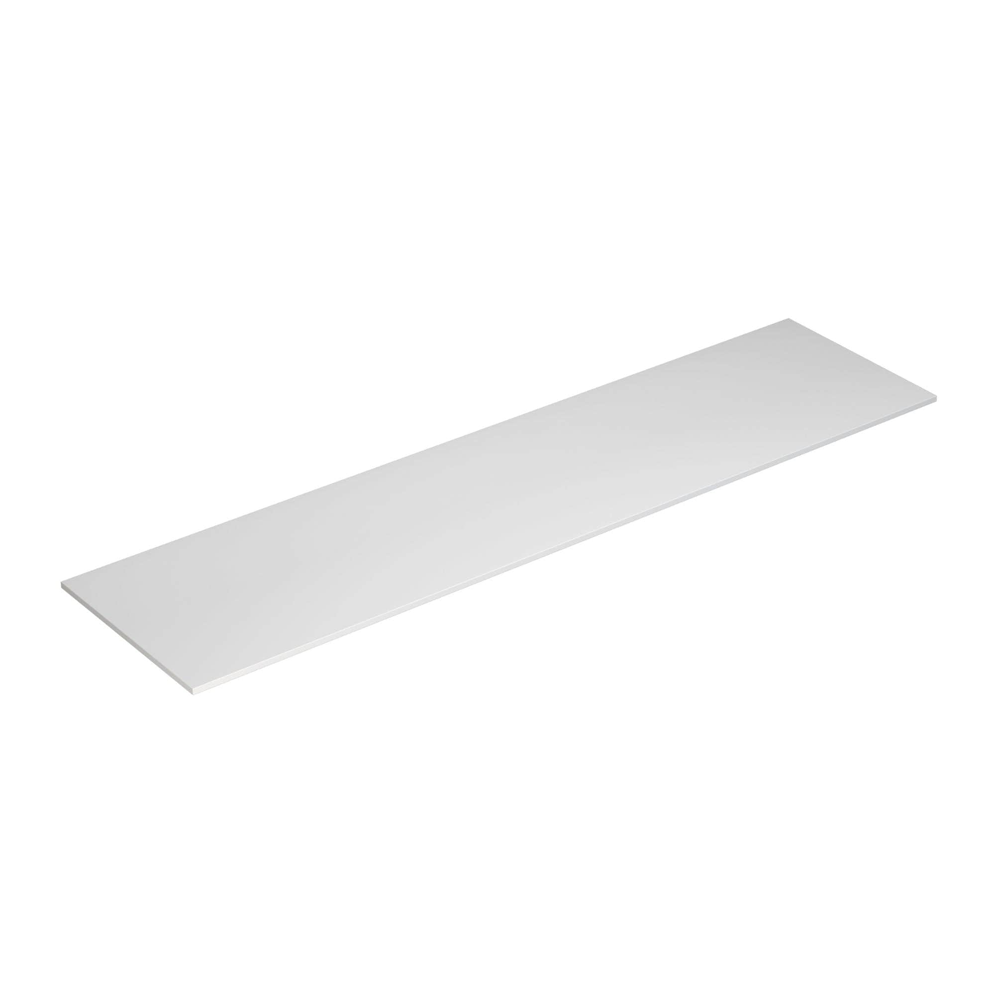 Dansani Calidris Shape Kompositt Benkeplate D40 måltilpasset Hvit matt / 160cm Dansani Benkeplate bad DA-631116003