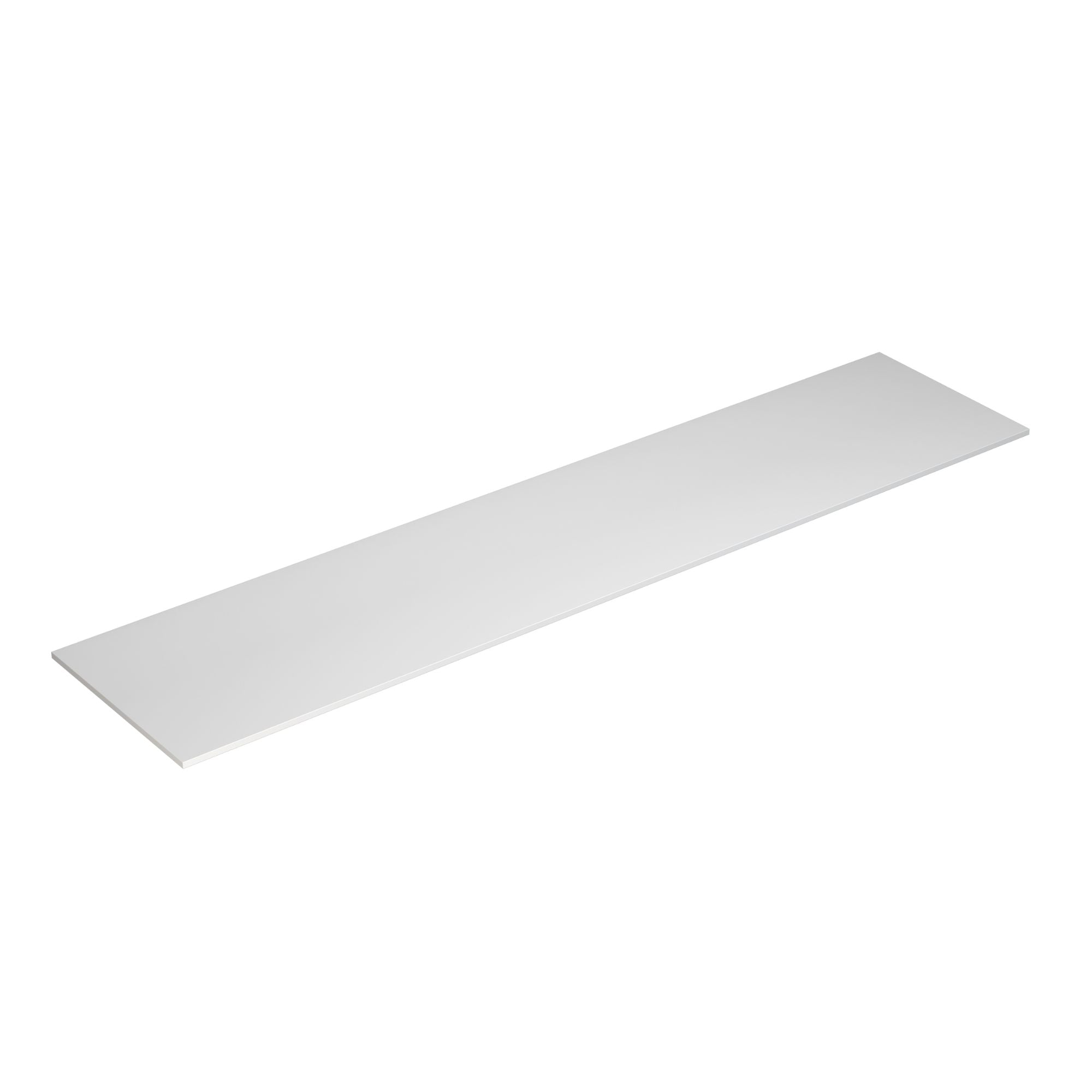 Dansani Calidris Shape Kompositt Benkeplate D40 måltilpasset Hvit matt / 180cm Dansani Benkeplate bad DA-631118003
