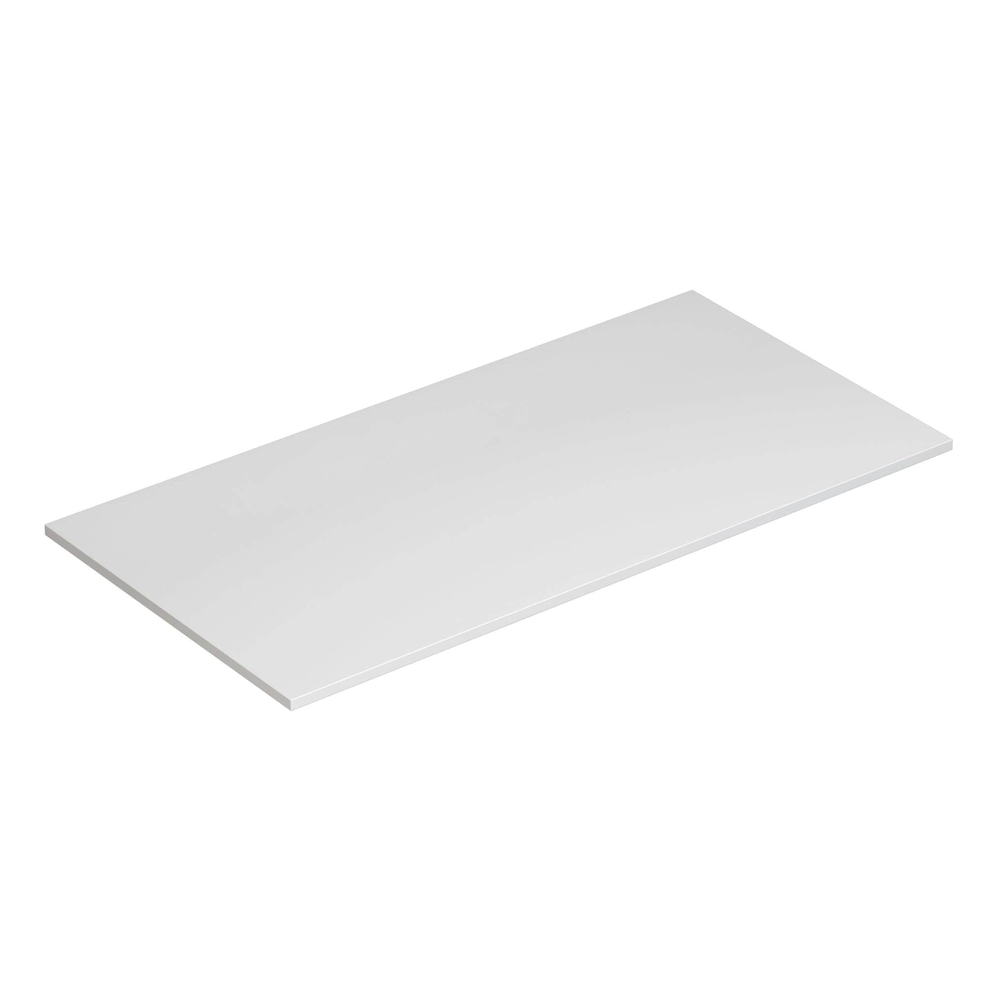 Dansani Calidris Shape Kompositt Benkeplate D40 måltilpasset Hvit matt / 80cm Dansani Benkeplate bad DA-631108003