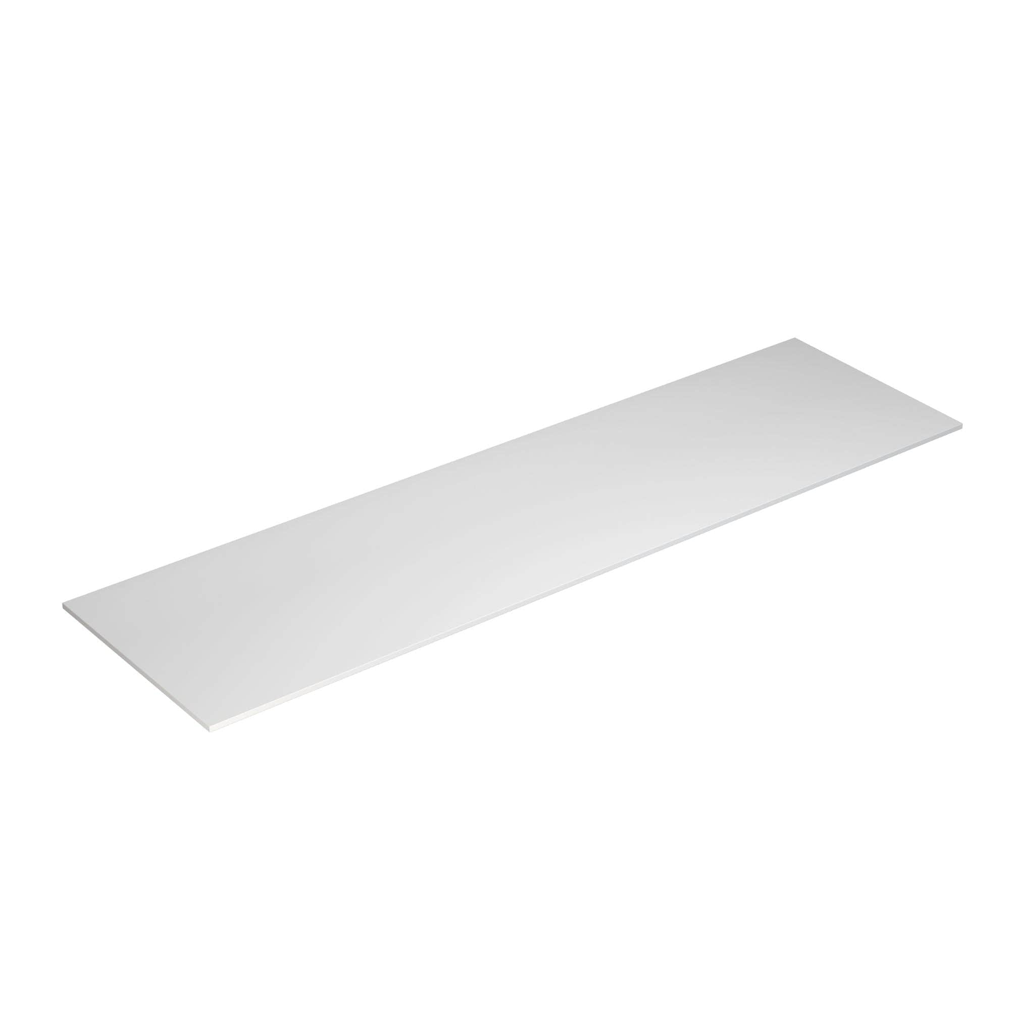 Dansani Calidris Shape Kompositt Benkeplate D50 måltilpasset Hvit matt / 180cm Dansani Benkeplate bad DA-631218003