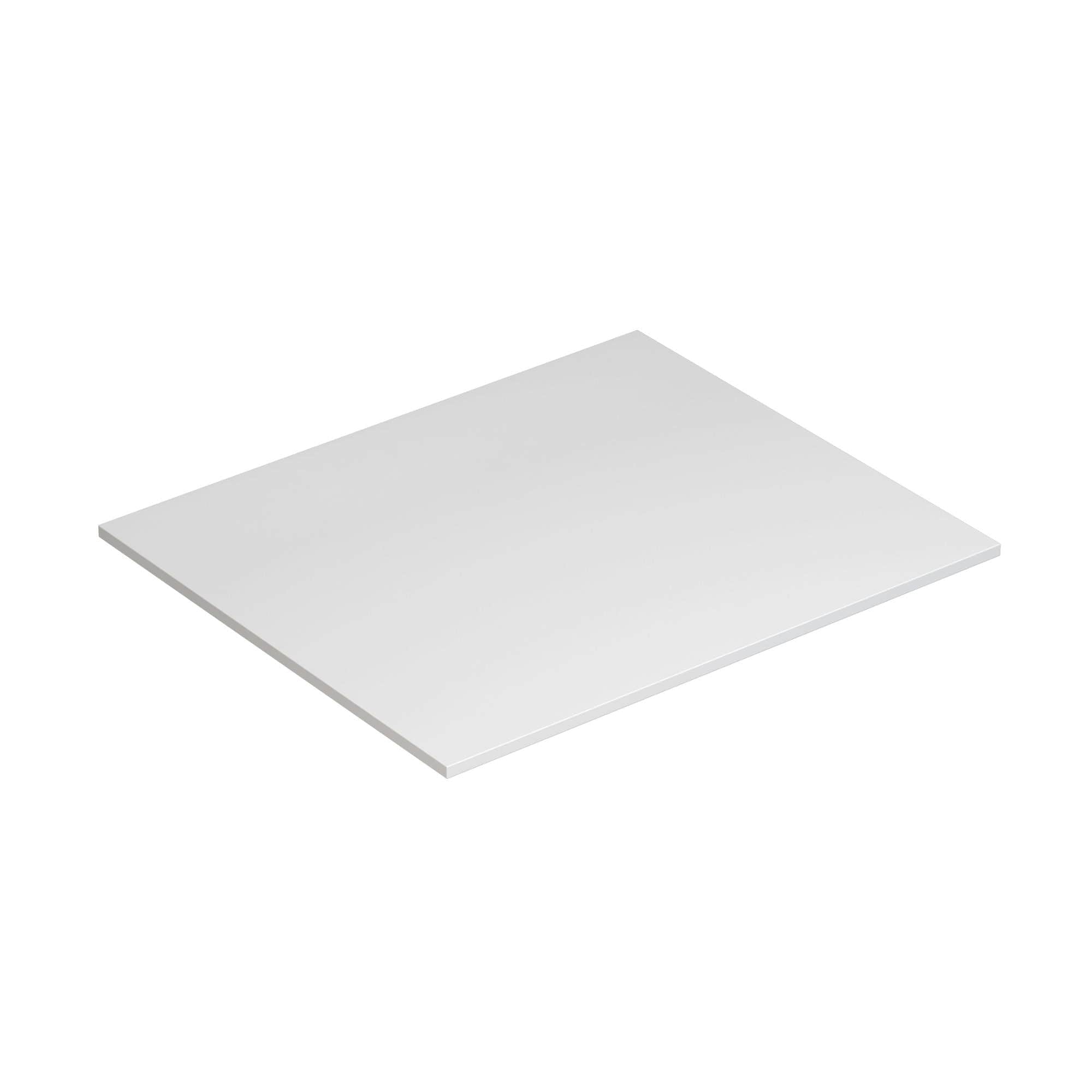 Dansani Calidris Shape Kompositt Benkeplate D50 måltilpasset Hvit matt / 40cm Dansani Benkeplate bad DA-631204003