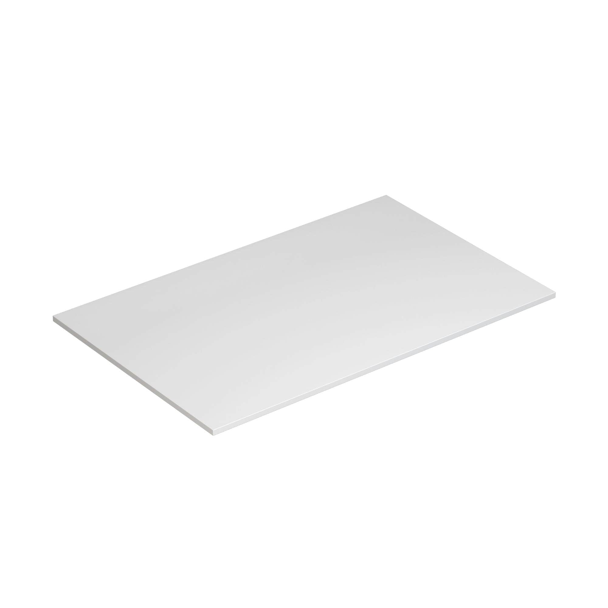 Dansani Calidris Shape Kompositt Benkeplate D50 måltilpasset Hvit matt / 80cm Dansani Benkeplate bad DA-631208003