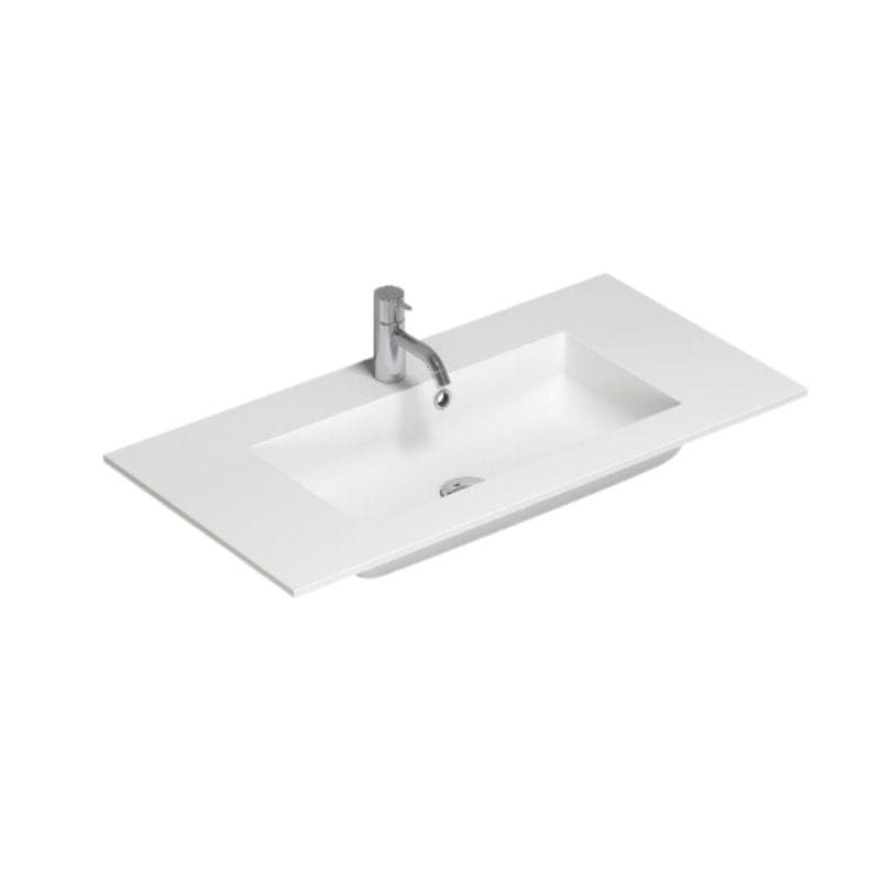 Dansani Calidris Shape Kompositt Servant B60-139xH1xD40cm Hvit matt / 80cm Dansani Møbelservant DA-631128103