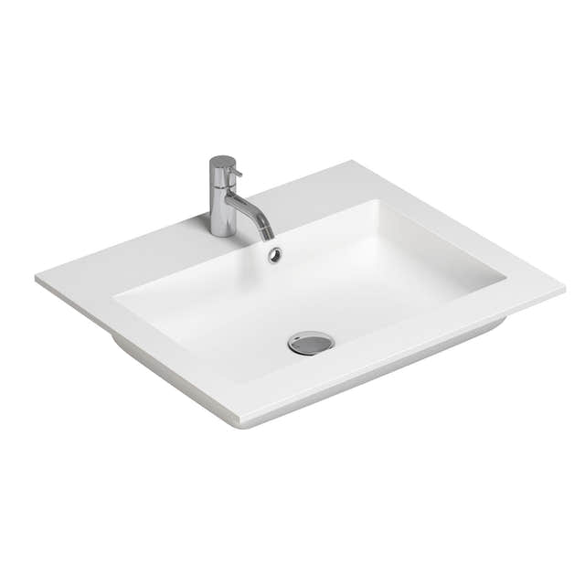 Dansani Calidris Shape Kompositt Servant D50 måltilpasset Hvit matt / 60cm Dansani Møbelservant DA-631206403