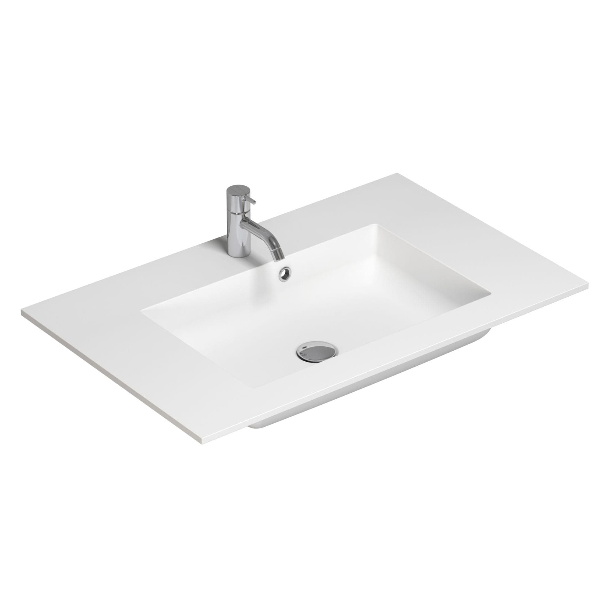 Dansani Calidris Shape Kompositt Servant D50 måltilpasset Hvit matt / 80cm Dansani Møbelservant DA-631208403