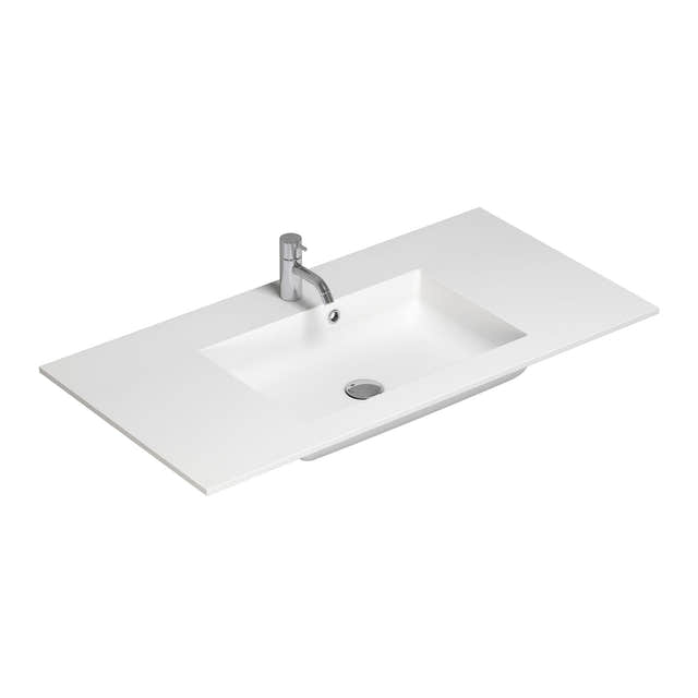 Dansani Calidris Shape Kompositt Servant D50cm Hvit matt / 100cm Dansani Møbelservant DA-631221103