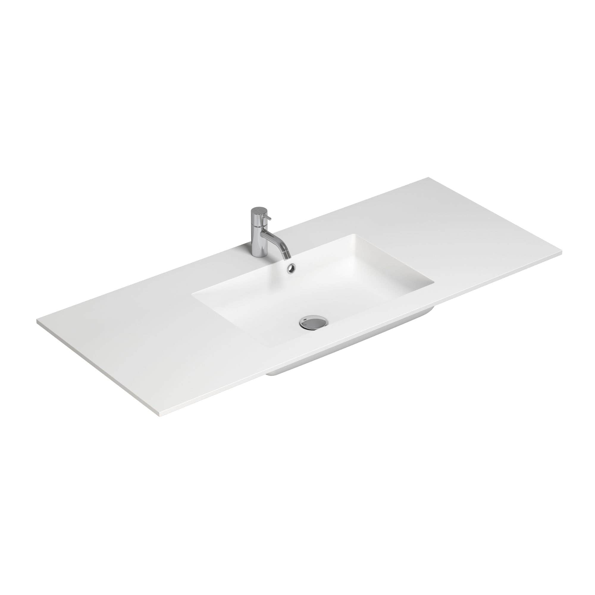 Dansani Calidris Shape Kompositt Servant D50cm Hvit matt / 120cm Dansani Møbelservant DA-631222103