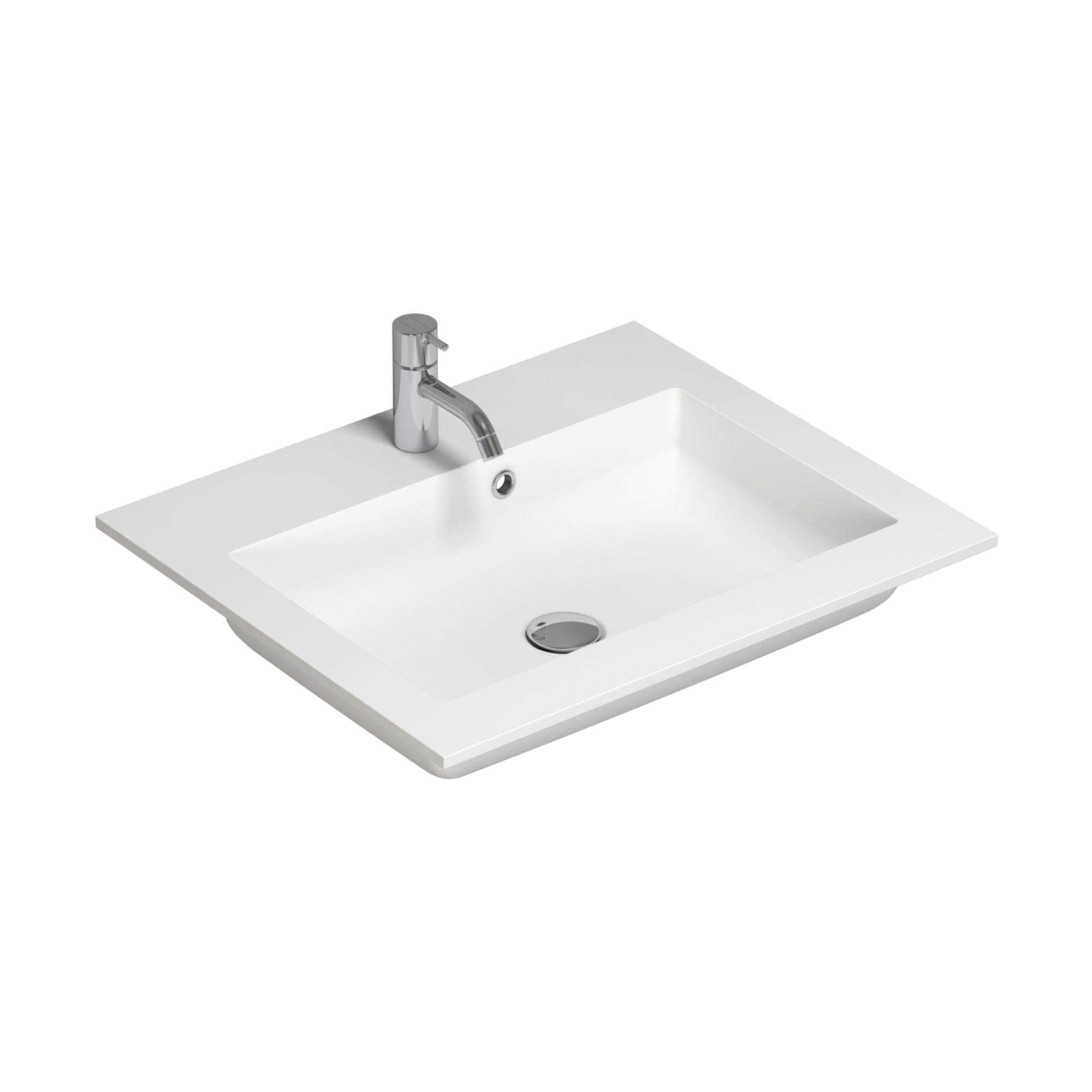 Dansani Calidris Shape Kompositt Servant D50cm Hvit matt / 60cm Dansani Møbelservant DA-631226103