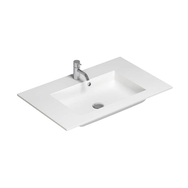 Dansani Calidris Shape Kompositt Servant D50cm Hvit matt / 80cm Dansani Møbelservant DA-631228103