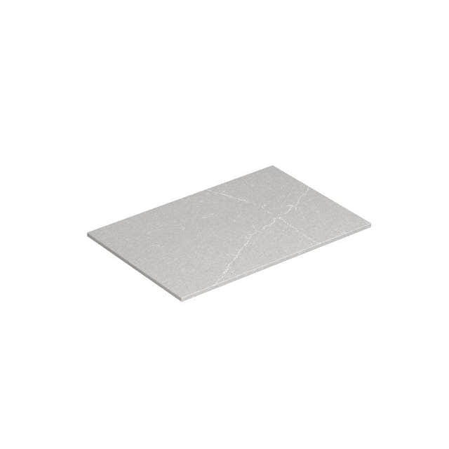 Dansani Calidris Unique Silestone Benkeplate måltilpasset B40-240xH1xD40cm 60cm / Desert silver Dansani Benkeplate bad DA-632006013