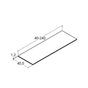 Dansani CALIDRIS Unique Silestone Benkeplate D40 måltilpasset
