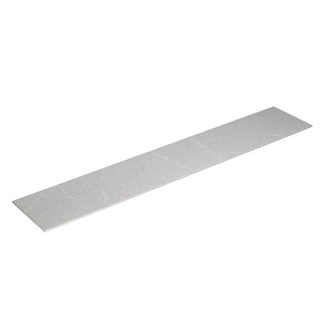 Dansani Calidris Unique Silestone Benkeplate måltilpasset B40-240xH1xD40cm Desert silver / 220cm Dansani Benkeplate bad DA-632022013