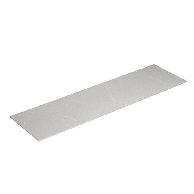 Dansani Calidris Unique Silestone Benkeplate måltilpasset B40-240xH1xD50cm 180cm / Desert silver Dansani Benkeplate bad DA-632118013