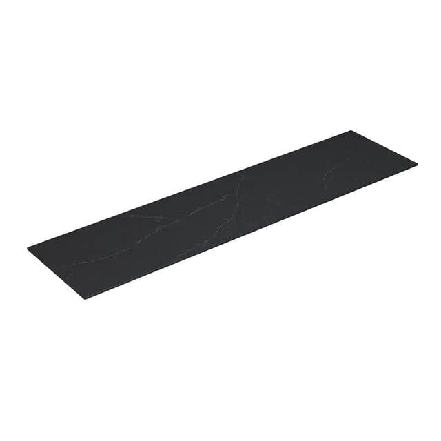 Dansani Calidris Unique Silestone Benkeplate måltilpasset B40-240xH1xD50cm 200cm / Charcoal soapstone Dansani Benkeplate bad DA-632120015