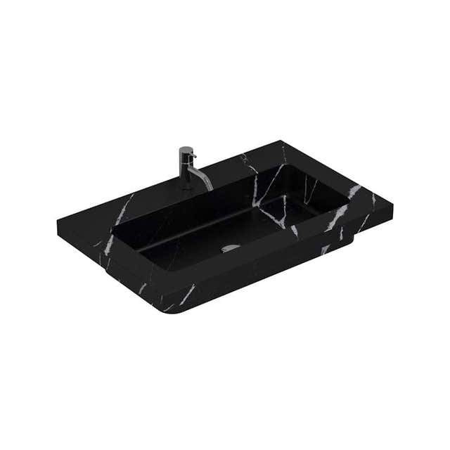 Dansani Calidris Unique Silestone Servant B60-120xH1xD50cm 80cm / Eternal marguina Dansani Baderomsservant DA-631728116