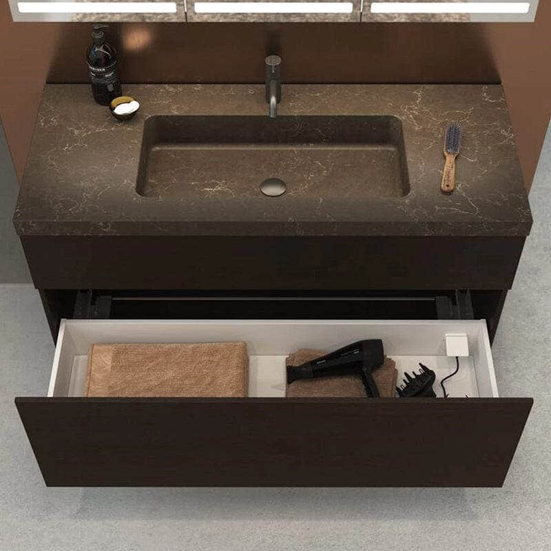 Dansani Calidris Unique Silestone Servant B60-120xH1xD50cm Dansani Baderomsservant