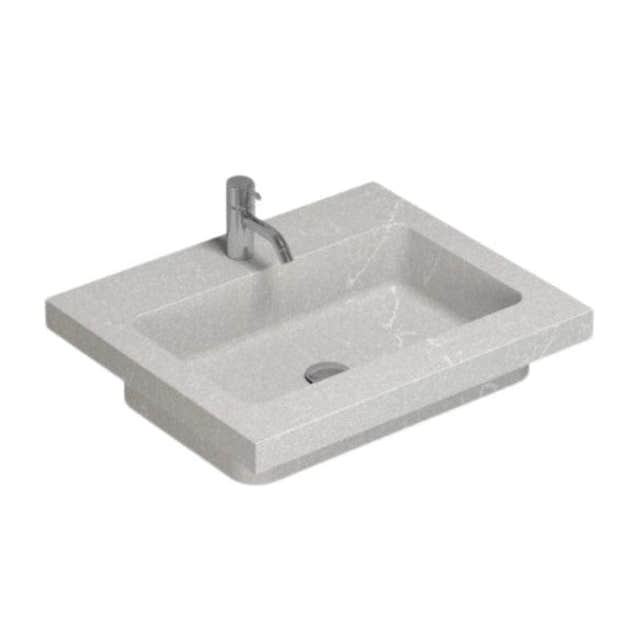 Dansani Calidris Unique Silestone Servant B60-120xH1xD50cm Desert silver / 60cm Dansani Møbelservant DA-631726113