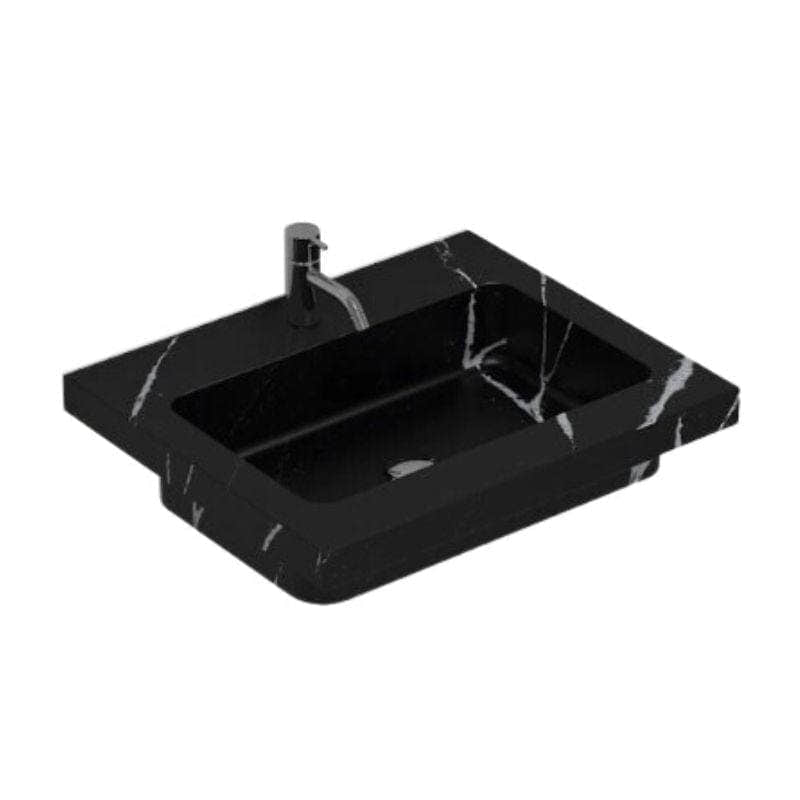 Dansani Calidris Unique Silestone Servant B60-120xH1xD50cm Eternal marguina / 60cm Dansani Møbelservant DA-631726116